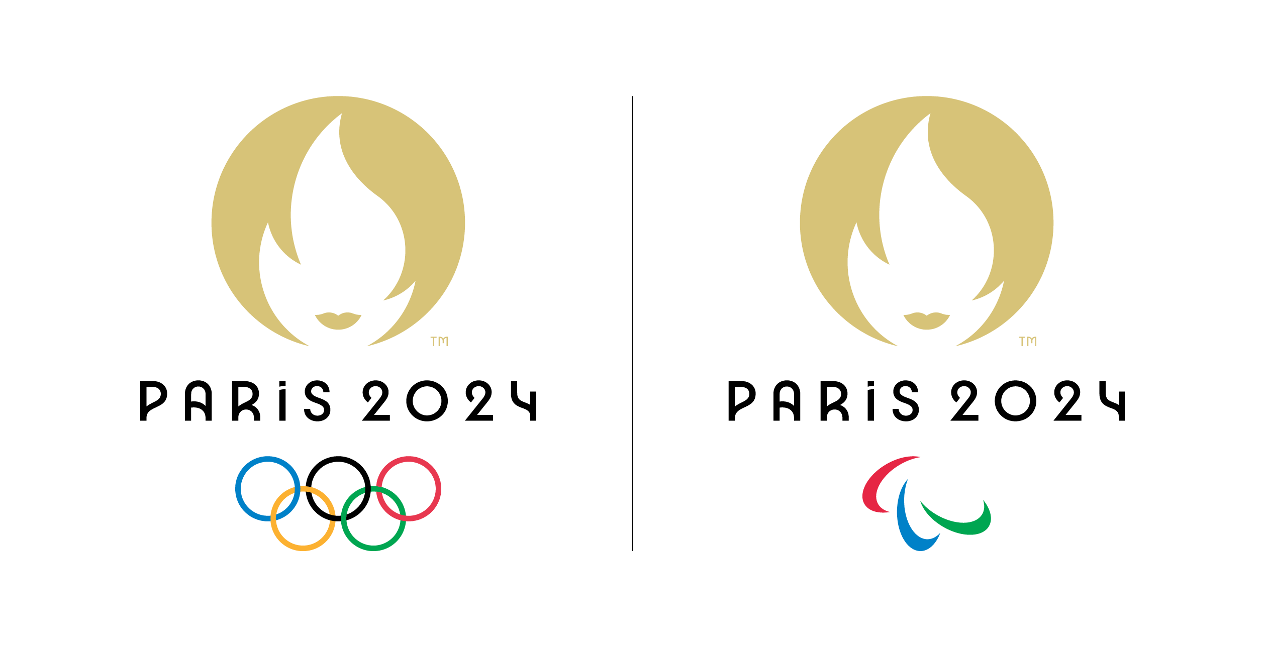 Logotipo vetorial dos jogos olímpicos de verão de paris 2024