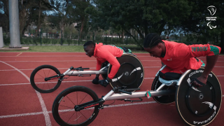 Mamudo Baldé e Rafael Neto | Comité Paralímpico de Portugal