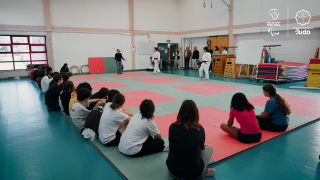 Aula de Judo Escola Quinta de Marrocos | Comité Paralímpico de Portugal