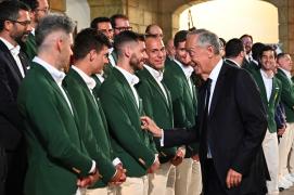 Receção do Presidente da República à Missão Surdolímpica