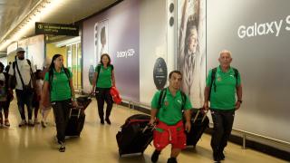 Mundial de Atletismo Paris 2023 | Chegada a Portugal de Miguel Monteiro e Carina Paim