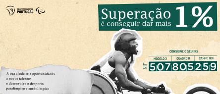 Consignação do IRS cria oportunidades e desenvolve o desporto paralímpico e surdolímpico