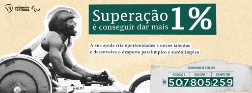Consignação do IRS cria oportunidades e desenvolve o desporto paralímpico e surdolímpico