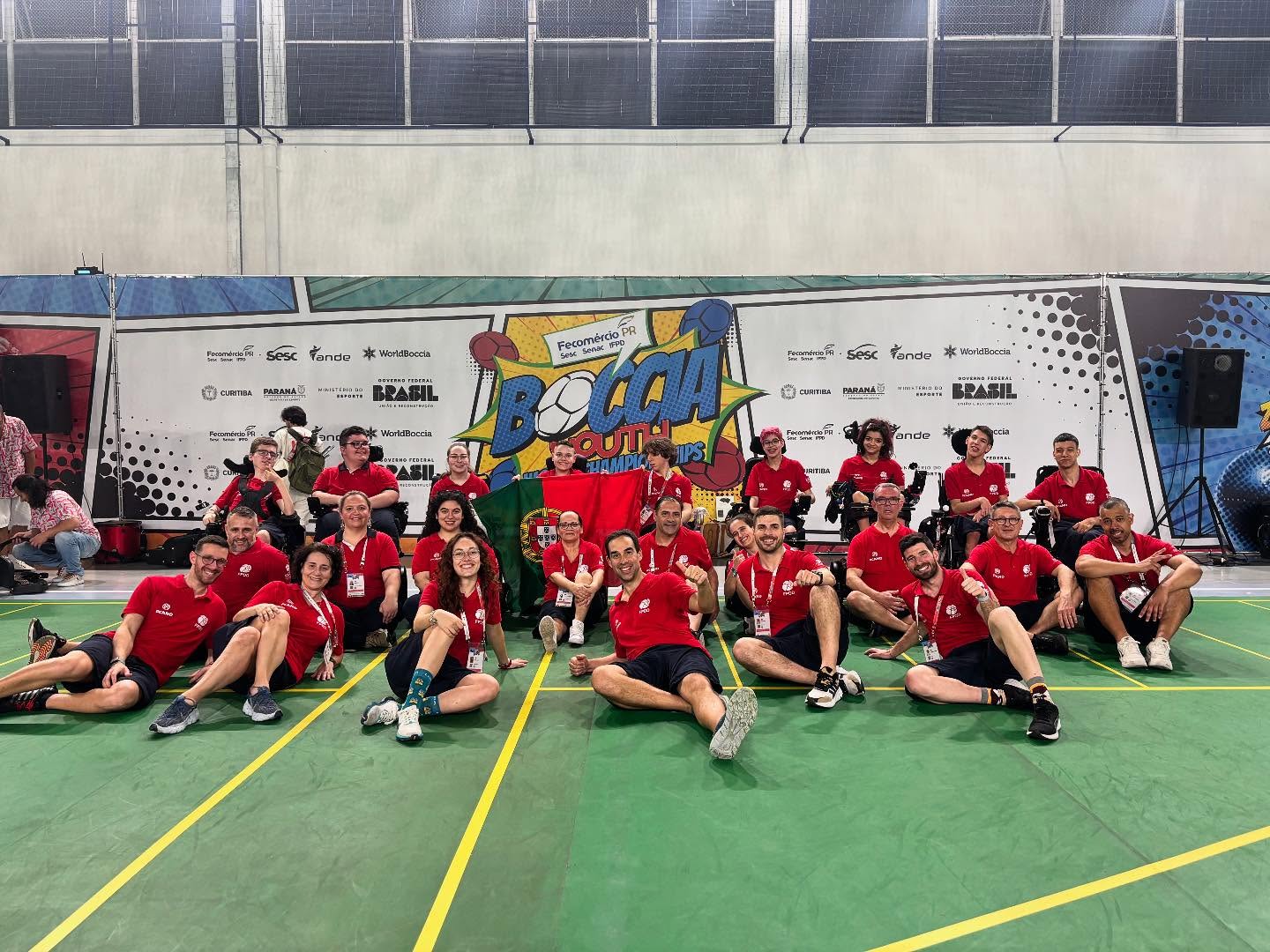 A Seleção Nacional Jovem está a competir em Curitiba (Foto: PCAND)
