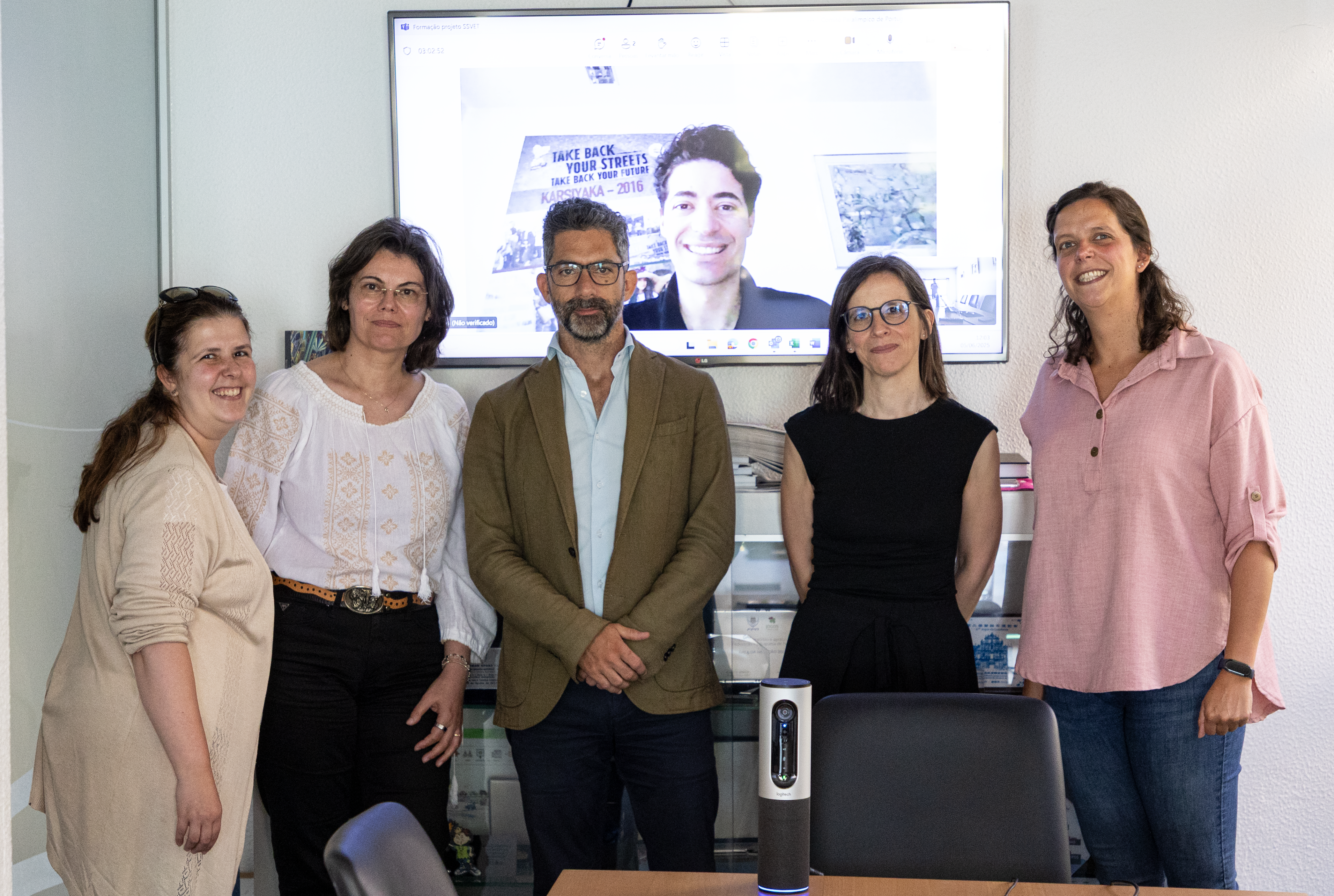 Anita Sterea, Mioara Sincan, Sandro Araújo, Gaetan García, Sofia Neves e Inês Viegas