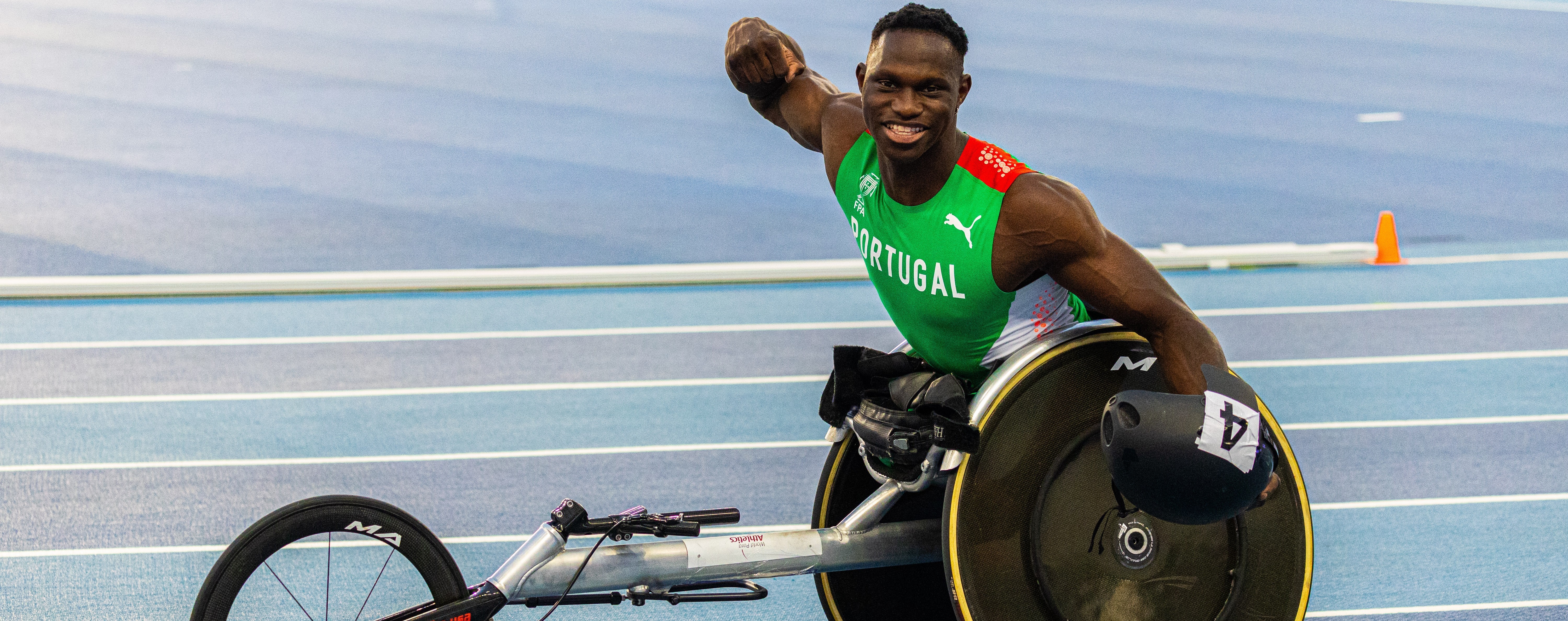 Mamudo Baldé conquista medalha de bronze nos 100m T54 nos Mundiais de Atletismo