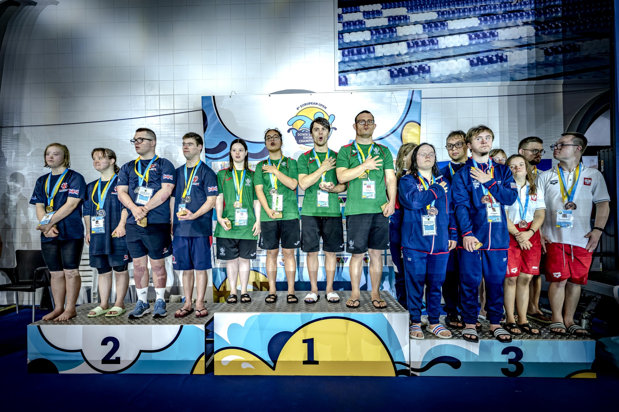 Portugal em grande nos Europeus de Natação de Síndrome de Down