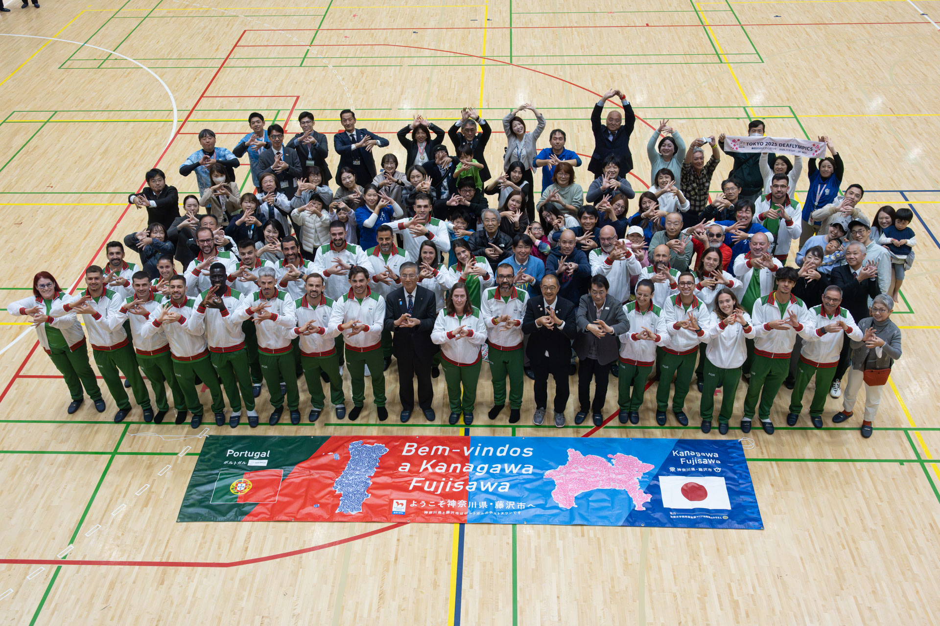 Fujisawa deu as boas-vindas à Missão Portuguesa