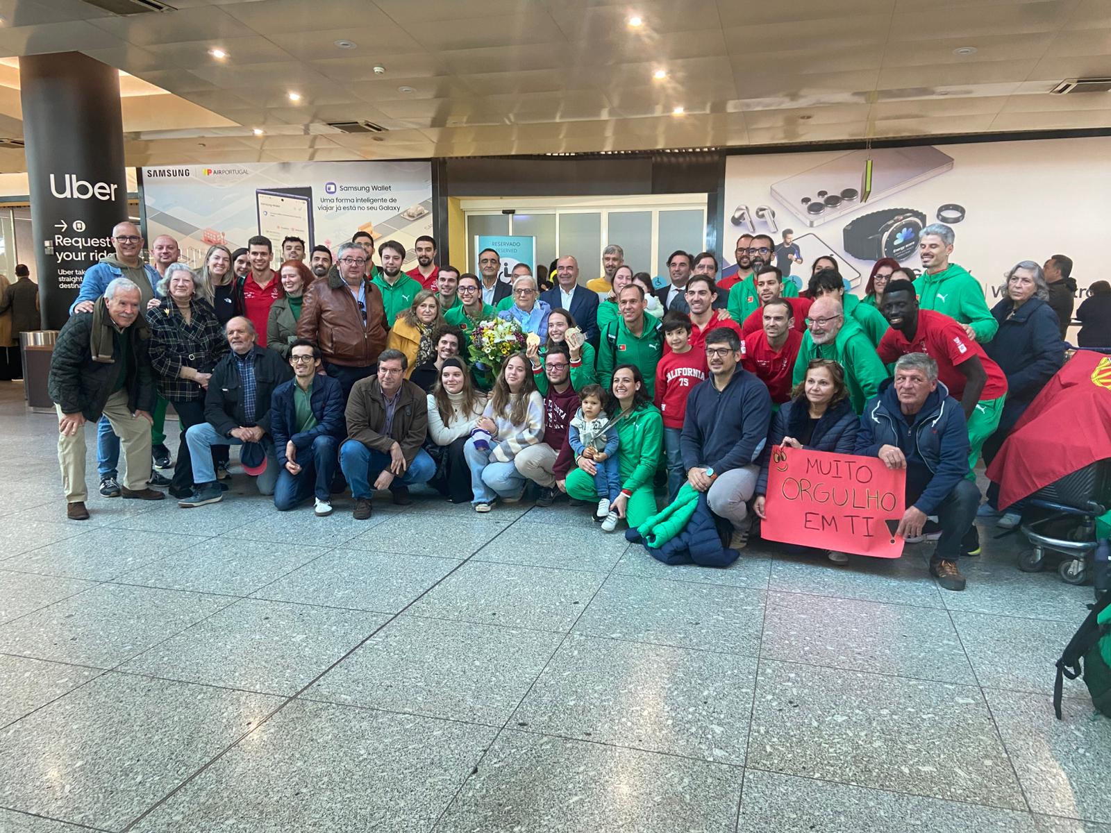 Missão Portuguesa recebida com emoção e orgulho