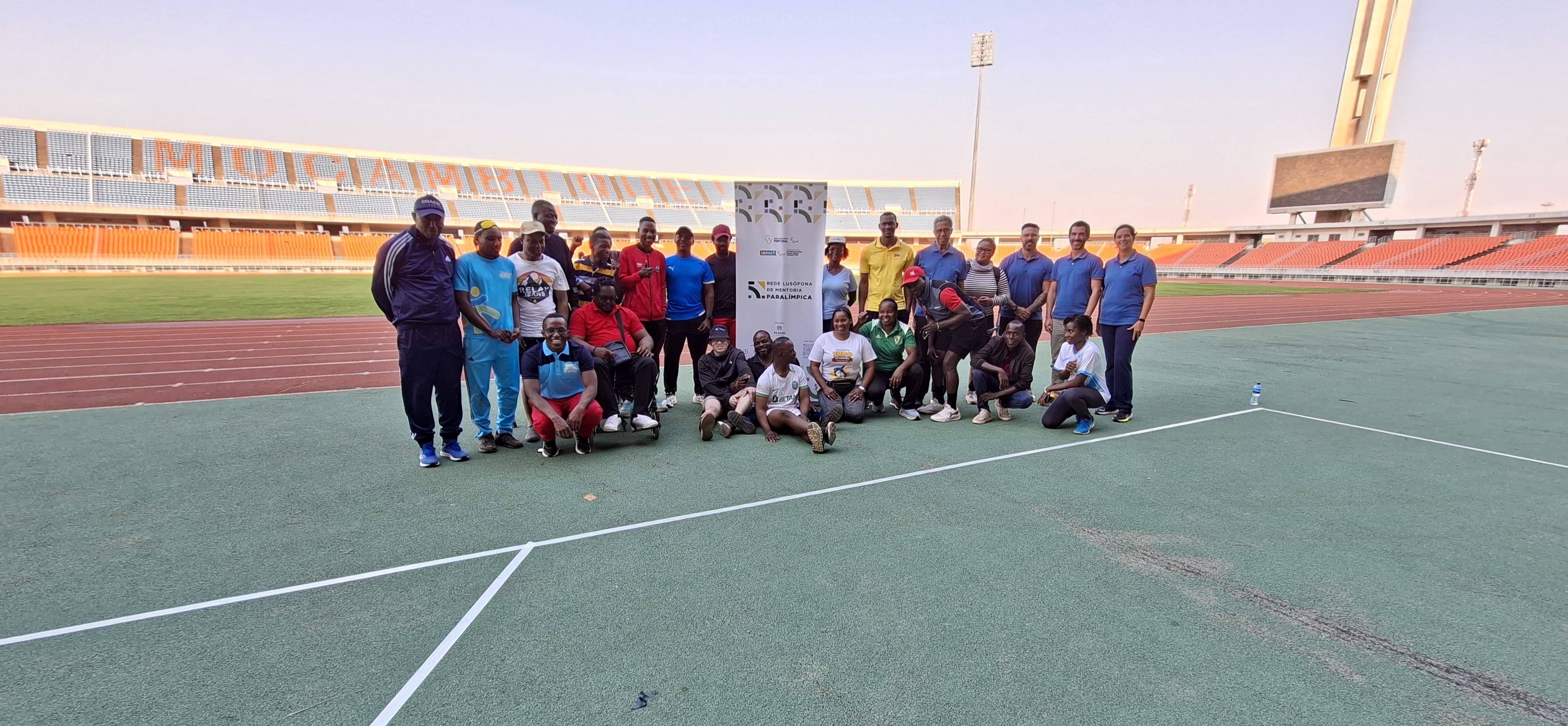 Rede Lusófona de Mentoria Paralímpica reforça competências técnicas e espírito de cooperação no Estádio Nacional do Zimpeto