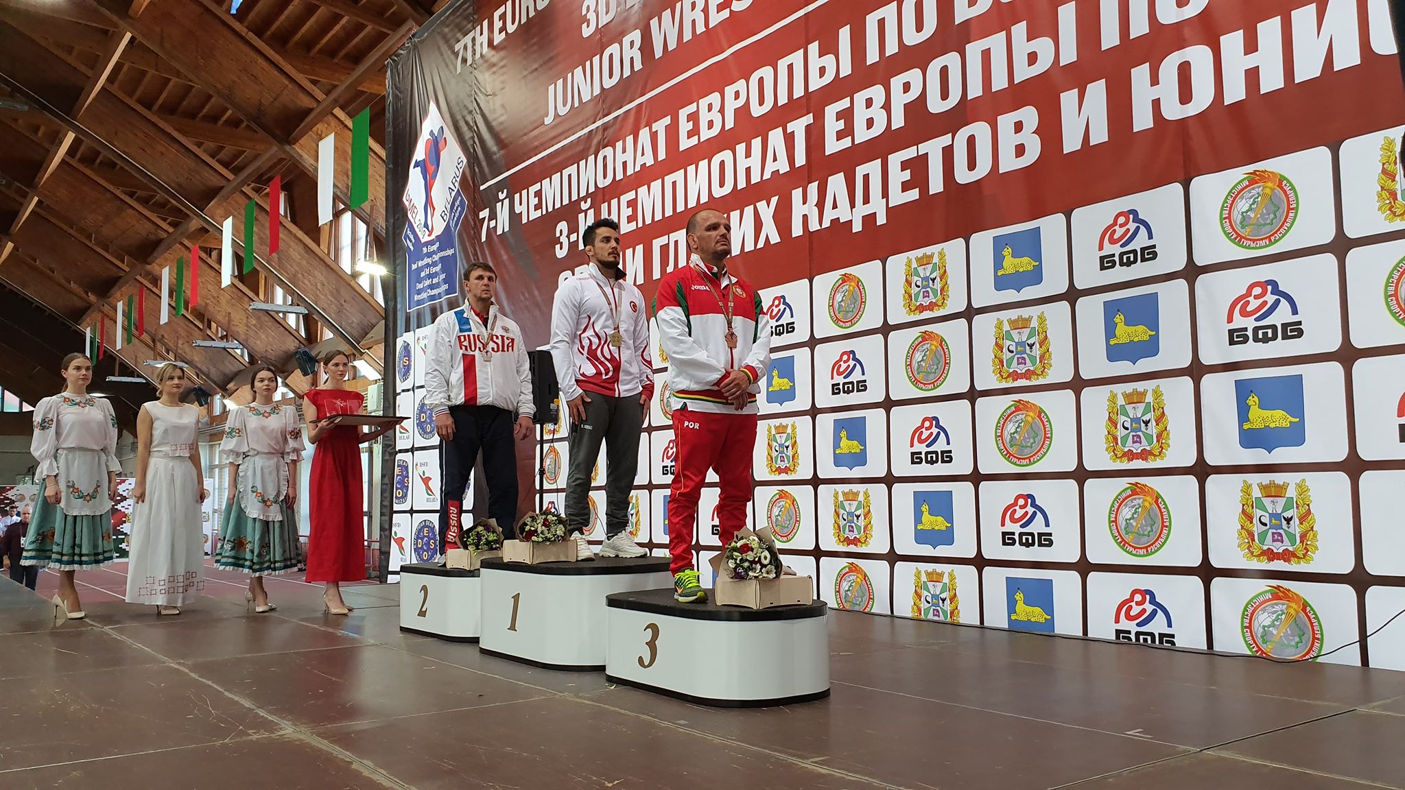 Hugo Passos de bronze no Europeu de Luta Greco-Romana