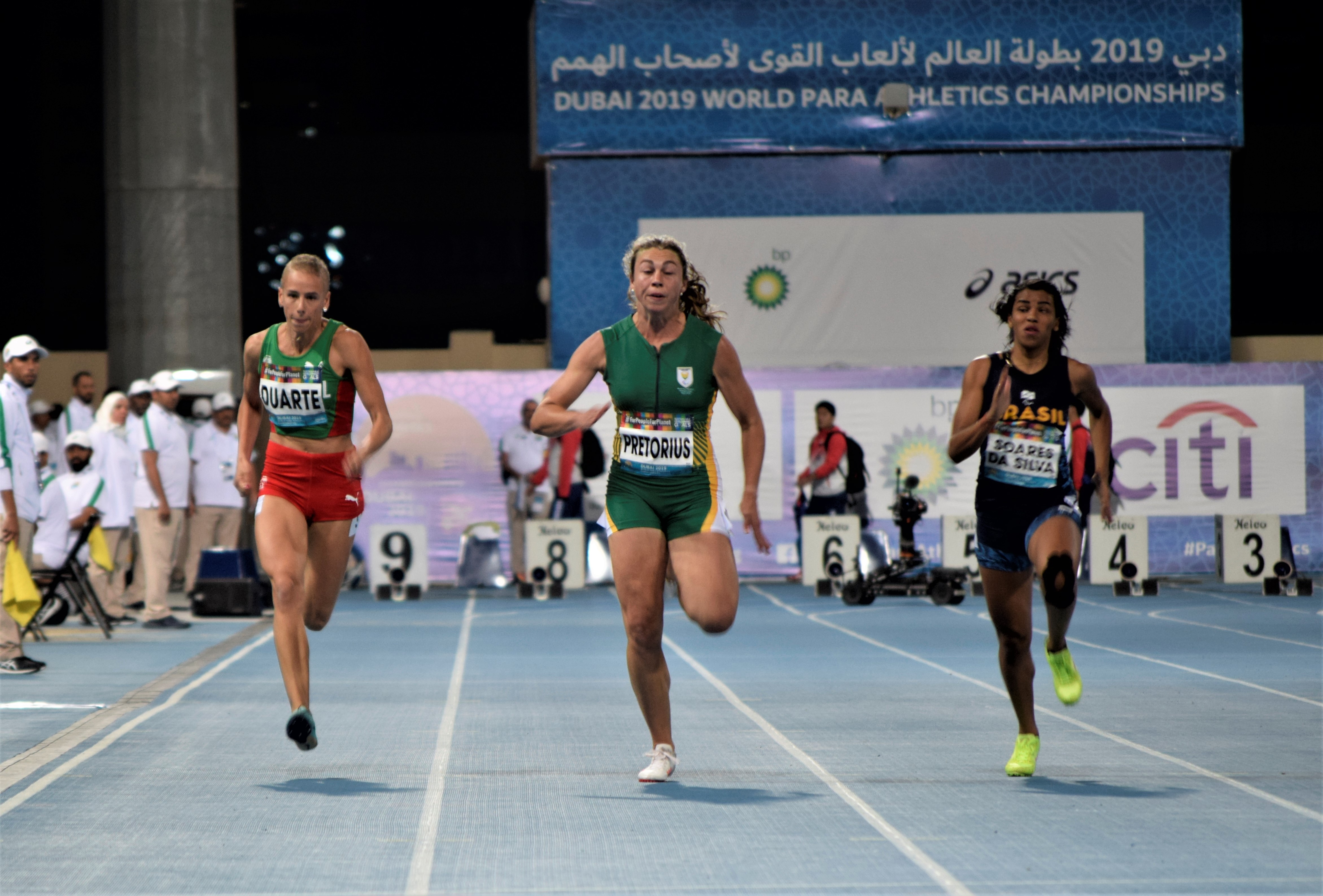Sétimo lugar para Carolina Duarte nos 100 metros do Campeonato do Mundo de Atletismo WPA