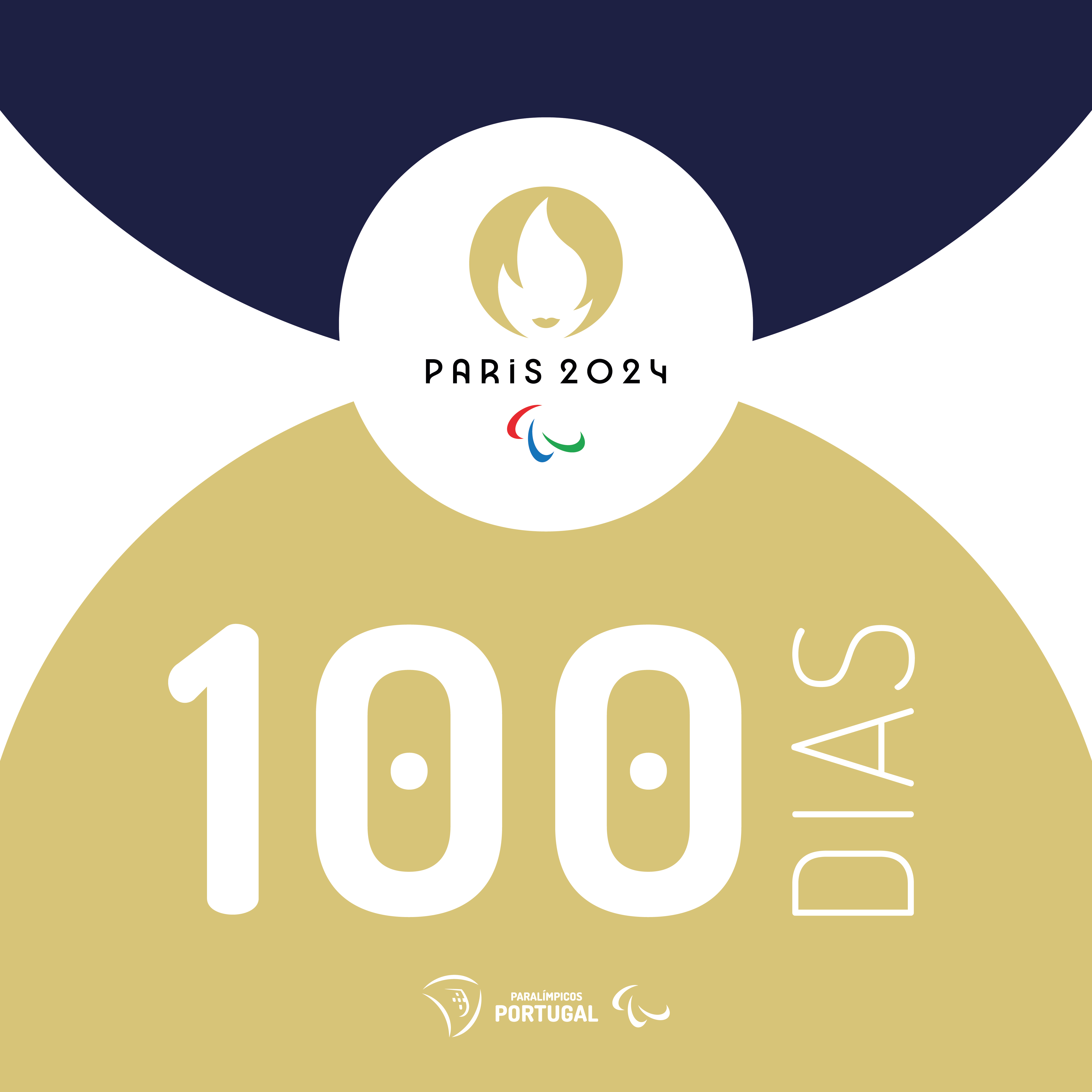 100 dias para os Jogos Paralímpicos Paris 2024