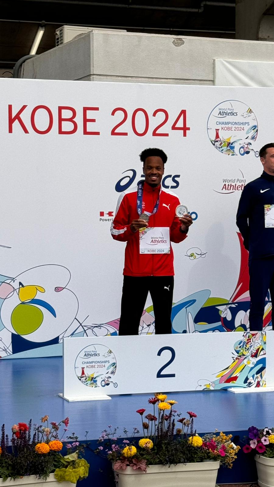 Sandro Baessa de prata nos 1500 metros T20 do Mundial de Atletismo