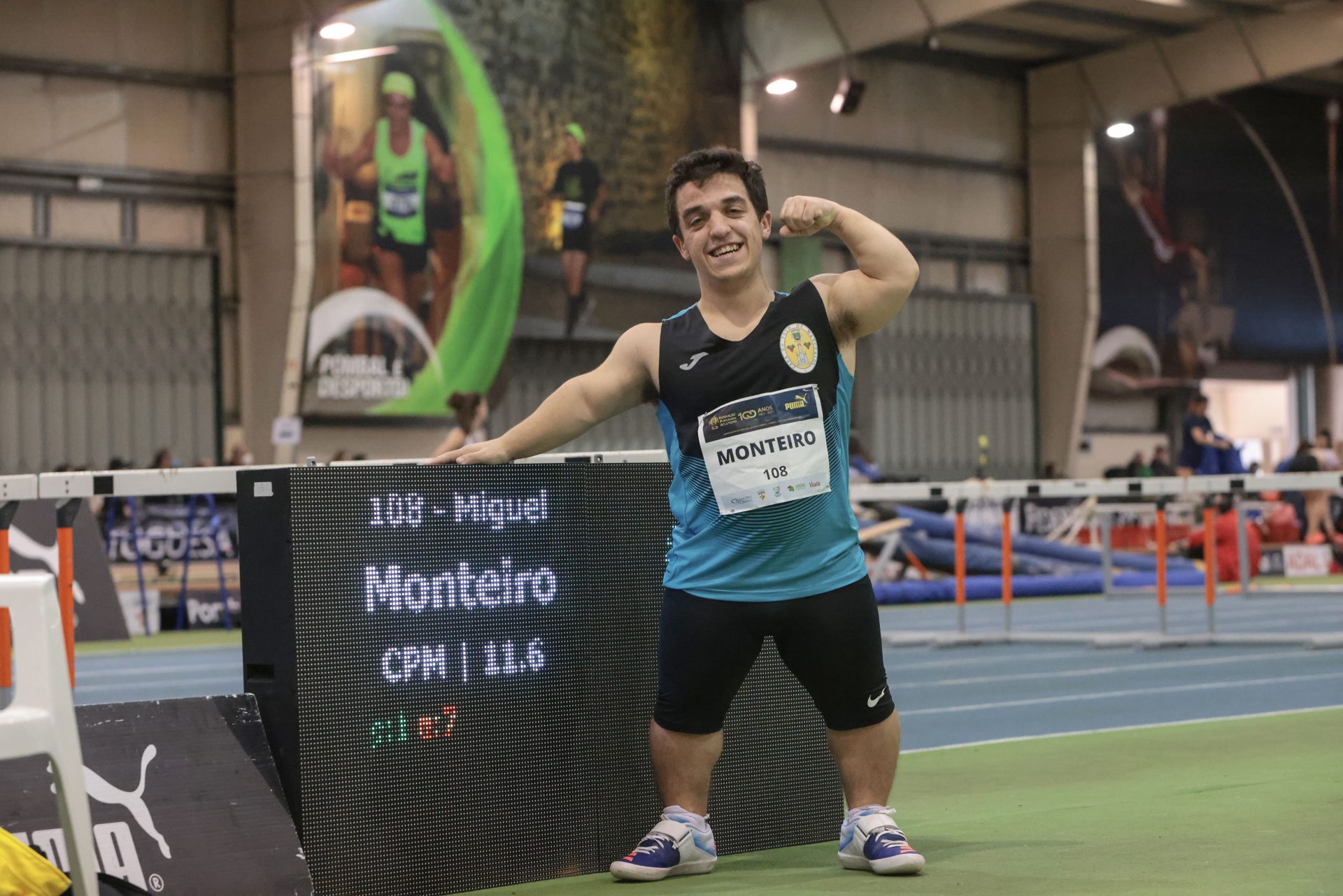 Miguel Monteiro bate recorde do mundo no lançamento do peso F40