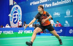 Beatriz Monteiro de bronze no Internacional de Badminton do Dubai