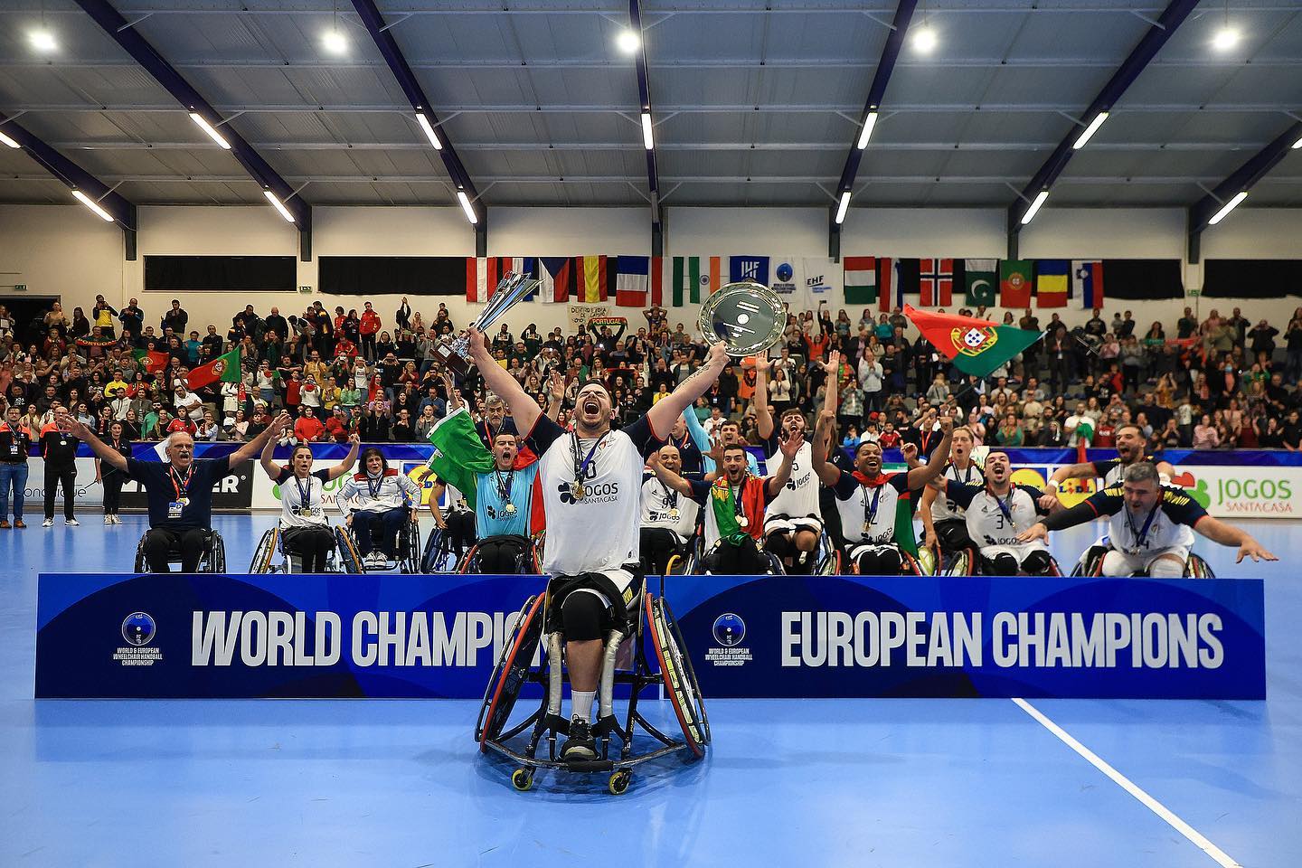 No andebol em cadeira de rodas Portugal é 'rei' da Europa e do Mundo. O  sonho, agora, são os Jogos Paralímpicos - Jogos Paralimpicos - SAPO Desporto