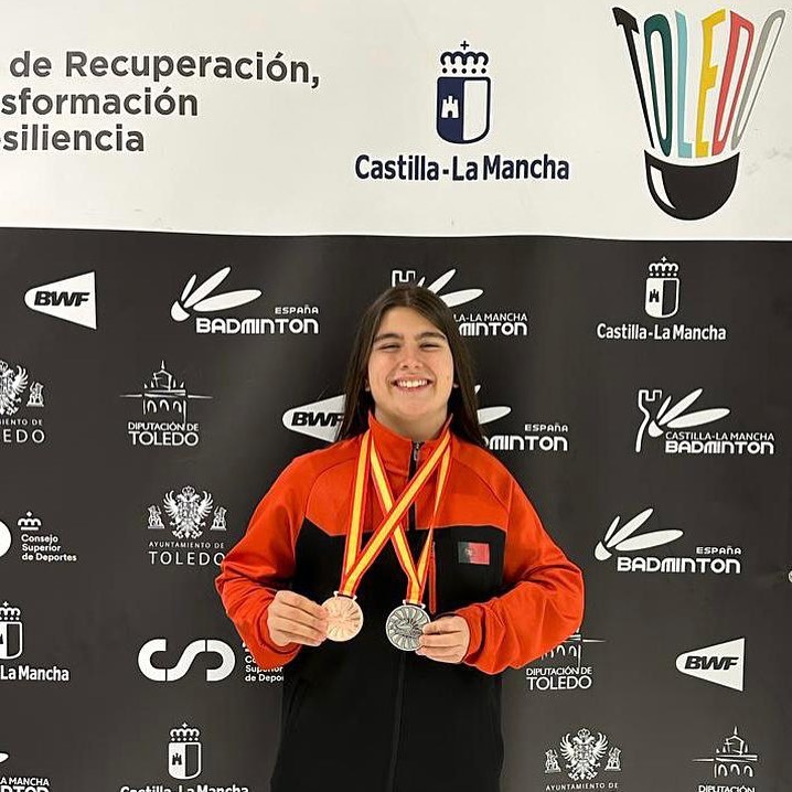 Beatriz Monteiro conquista duas medalhas em torneio internacional de badminton