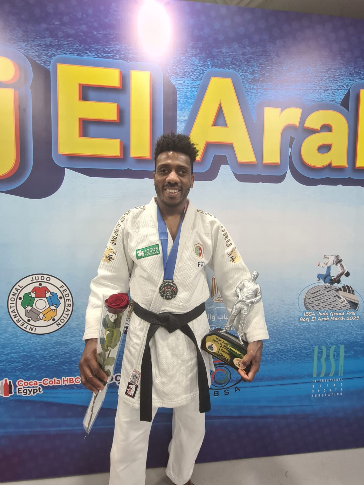 Miguel Vieira de prata no Grand Prix de Judo Alexandria 2023