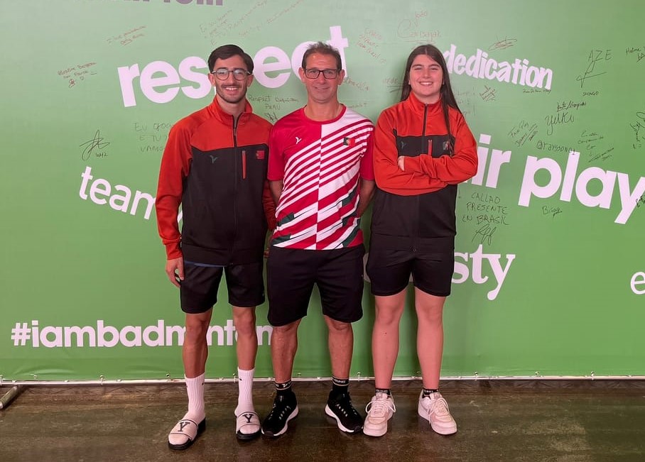 Portugal com participação positiva no Internacional de Badminton Brasil 2023