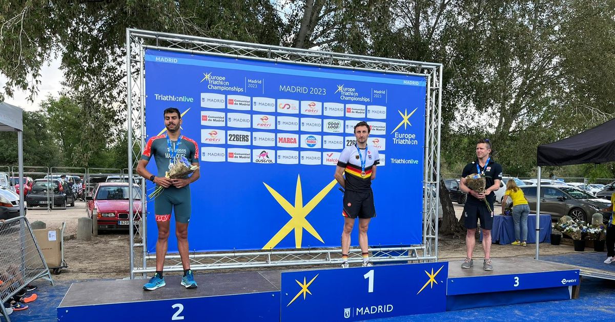 Filipe Marques de prata no Campeonato da Europa de Triatlo