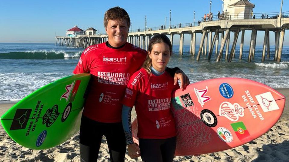 Marta Paço e Camilo Abdula brilham no Mundial de Surf