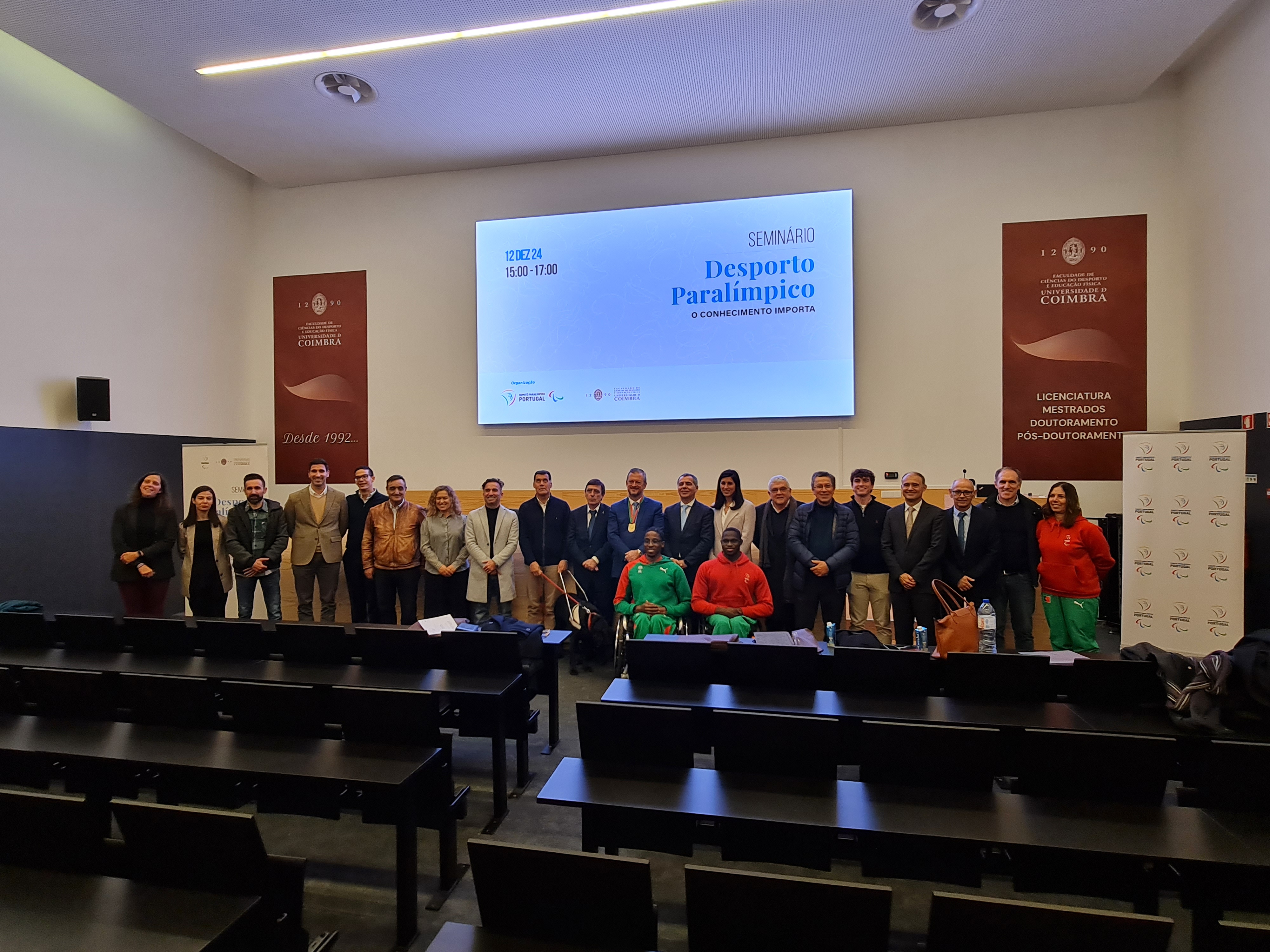 Andrew Parsons distinguido com a Ordem Paralímpica na Universidade de Coimbra
