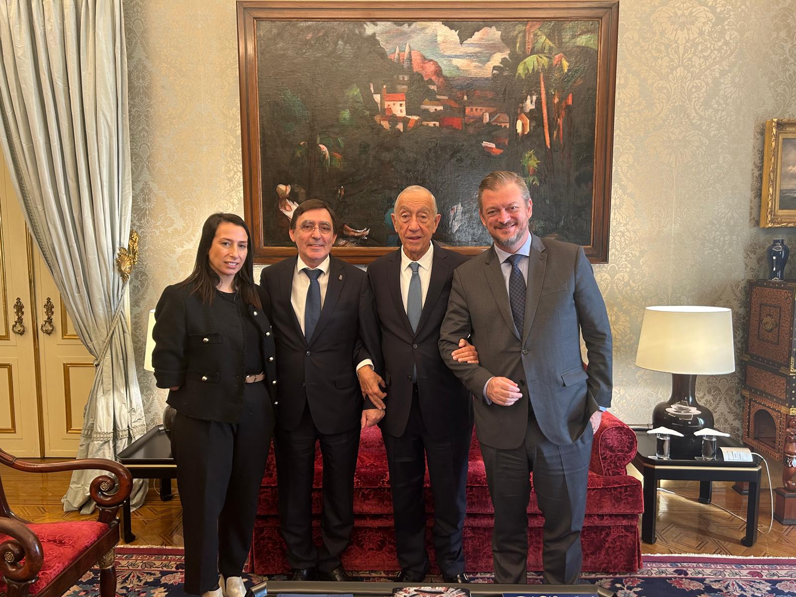 Presidente do Comité Paralímpico Internacional recebido pelo Presidente da República