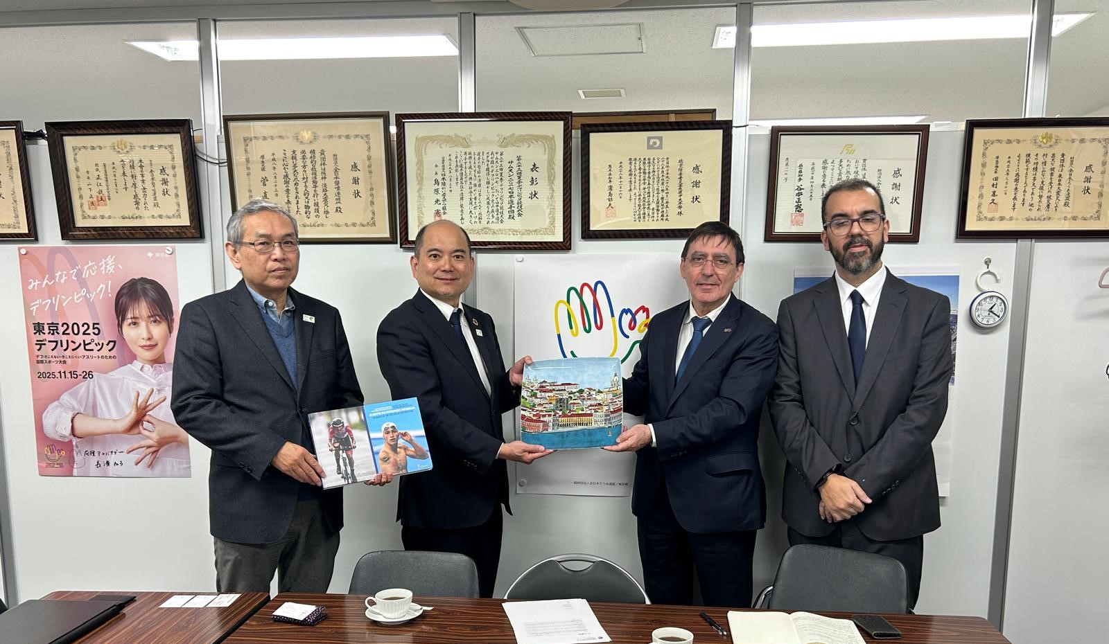 Visita a Tóquio prepara Jogos Surdolímpicos 2025