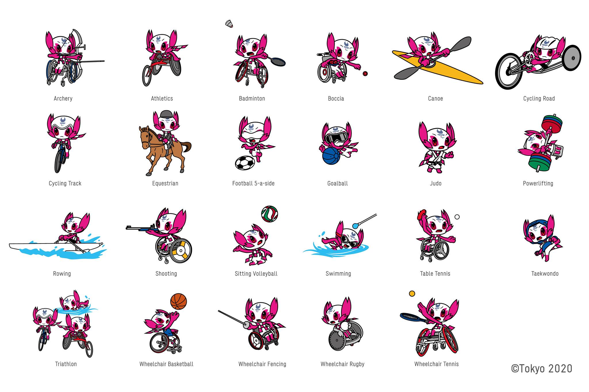 IPC divulga pictogramas para Tokyo 2020