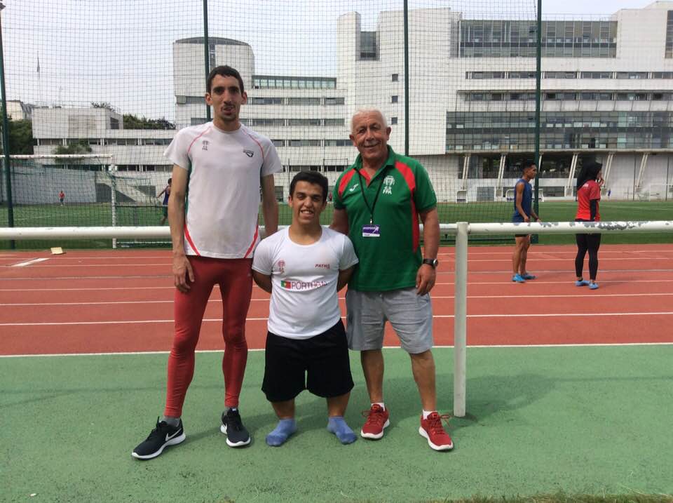 Cristiano Pereira e Miguel Monteiro em ação no Open de Paris