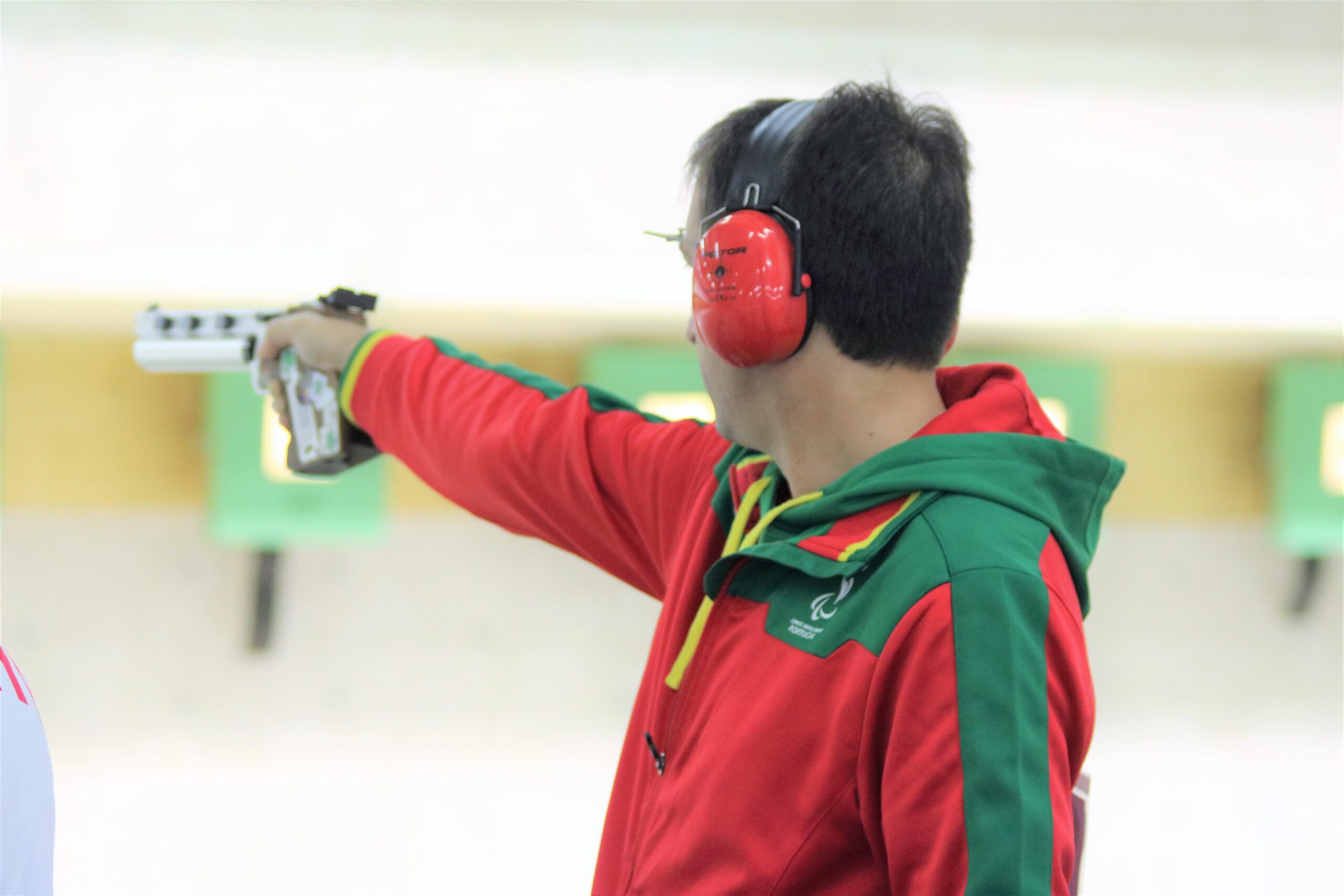 Adelino Rocha no Campeonato do Mundo de Tiro