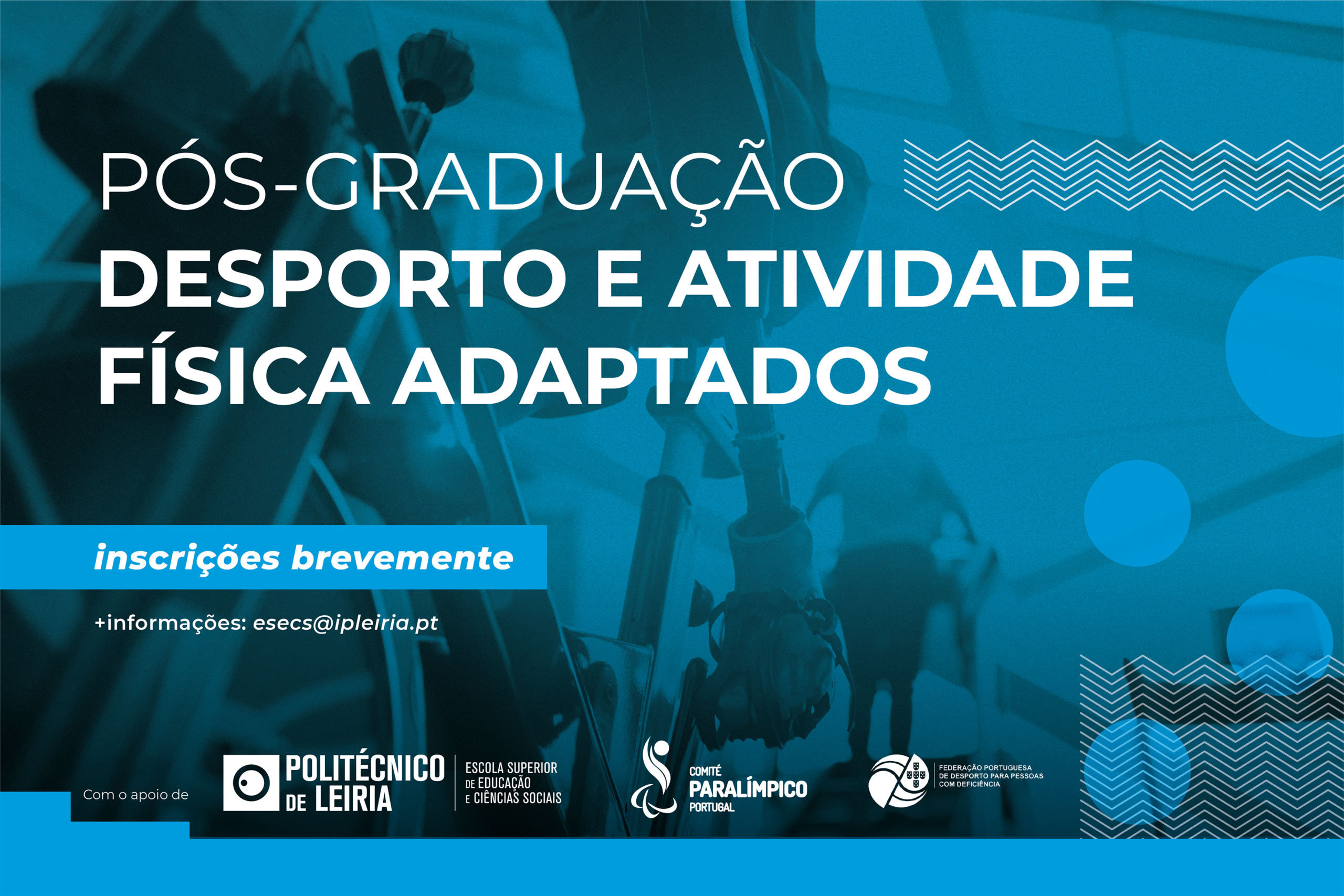 Candidaturas à Pós-Graduação em Desporto e Atividade Física Adaptados decorrem até dia 13 de janeiro