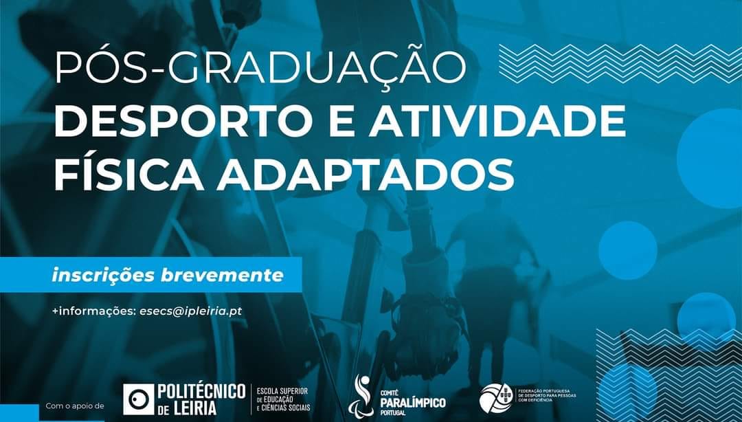 Pós-Graduação em Desporto e Atividade Física Adaptados do IP Leiria com candidaturas abertas