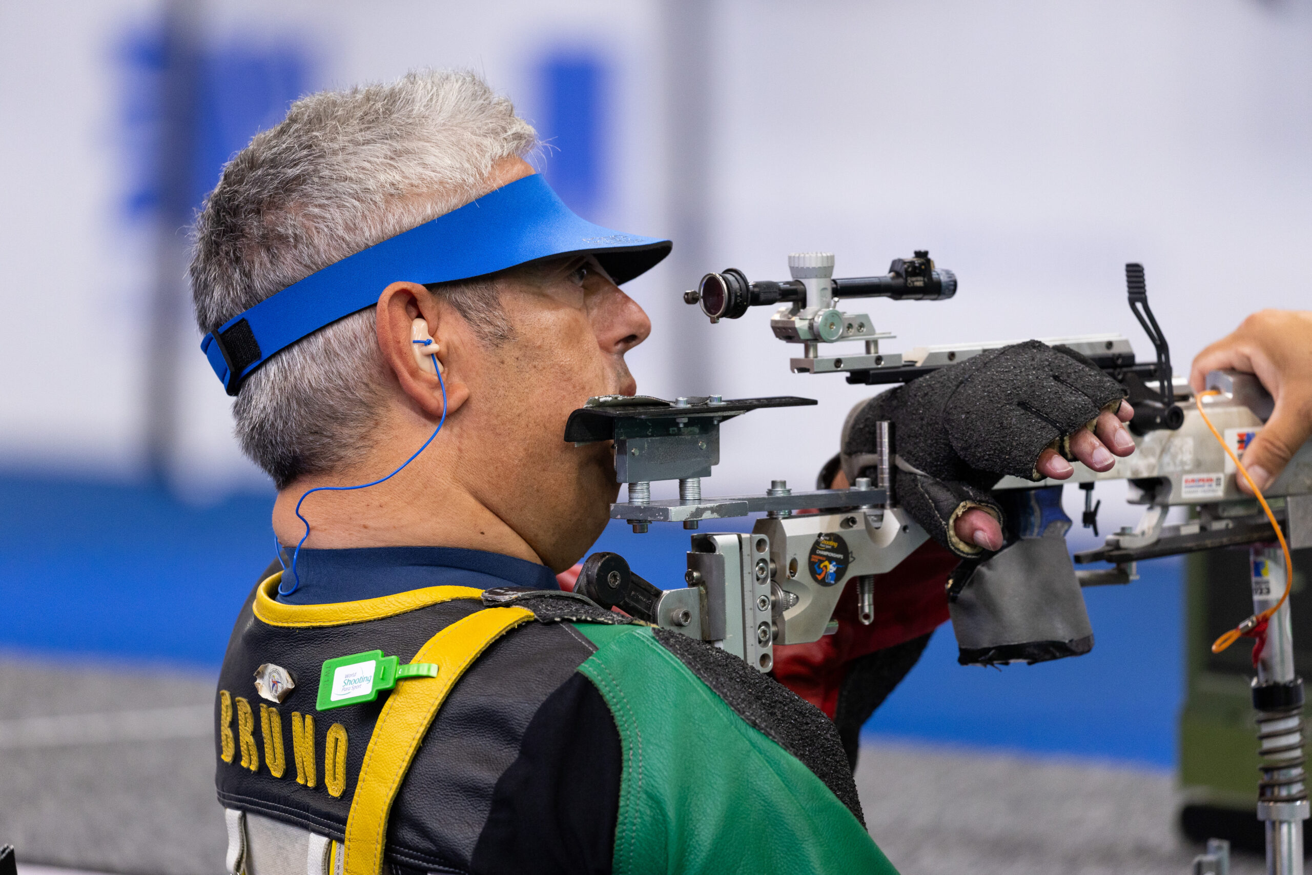 Bruno Valentim conclui participação na Taça de Mundo de Tiro